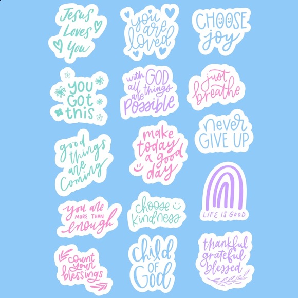 Handmade Faith Stickers - Picture 5 of 7